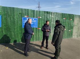 邢邯管理中心副主任王瑞华带队调研武安市西二环断交施工情况